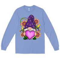 Colony Blue Mardi Gras gnome Long Sleeve Tee - RanaPortraitStore