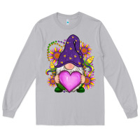 Moon Dust Mardi Gras gnome Long Sleeve Tee - RanaPortraitStore
