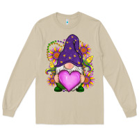 Mushroom Mardi Gras gnome Long Sleeve Tee - RanaPortraitStore