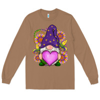 Toasted Coconut Mardi Gras gnome Long Sleeve Tee - RanaPortraitStore