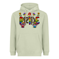 Matcha pride gnome Heavyweight Hoodie - CowhideDigitalArt