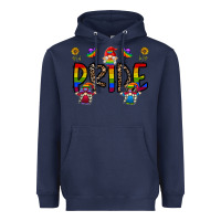 Navy pride gnome Heavyweight Hoodie - CowhideDigitalArt