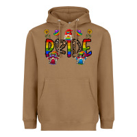 Toasted Coconut pride gnome Heavyweight Hoodie - CowhideDigitalArt