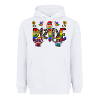 White pride gnome Heavyweight Hoodie - CowhideDigitalArt