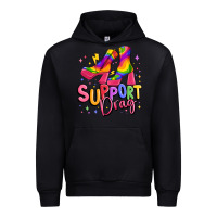 Black support drag pride Urban Hoodie - MaliasSmallBusiness