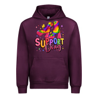 Mauve Wine support drag pride Urban Hoodie - MaliasSmallBusiness