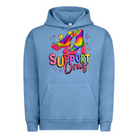 Pigment Pebble Blue support drag pride Urban Hoodie - MaliasSmallBusiness
