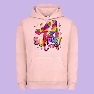 Support Drag Pride Urban Hoodie Designed By Maliassmallbusiness