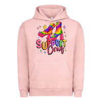 Pigment Salmon support drag pride Urban Hoodie - MaliasSmallBusiness