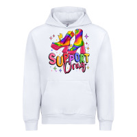 White support drag pride Urban Hoodie - MaliasSmallBusiness