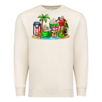 Sandshell puerto rico coffee cups Premium Sweatshirt - AdoDesignShop