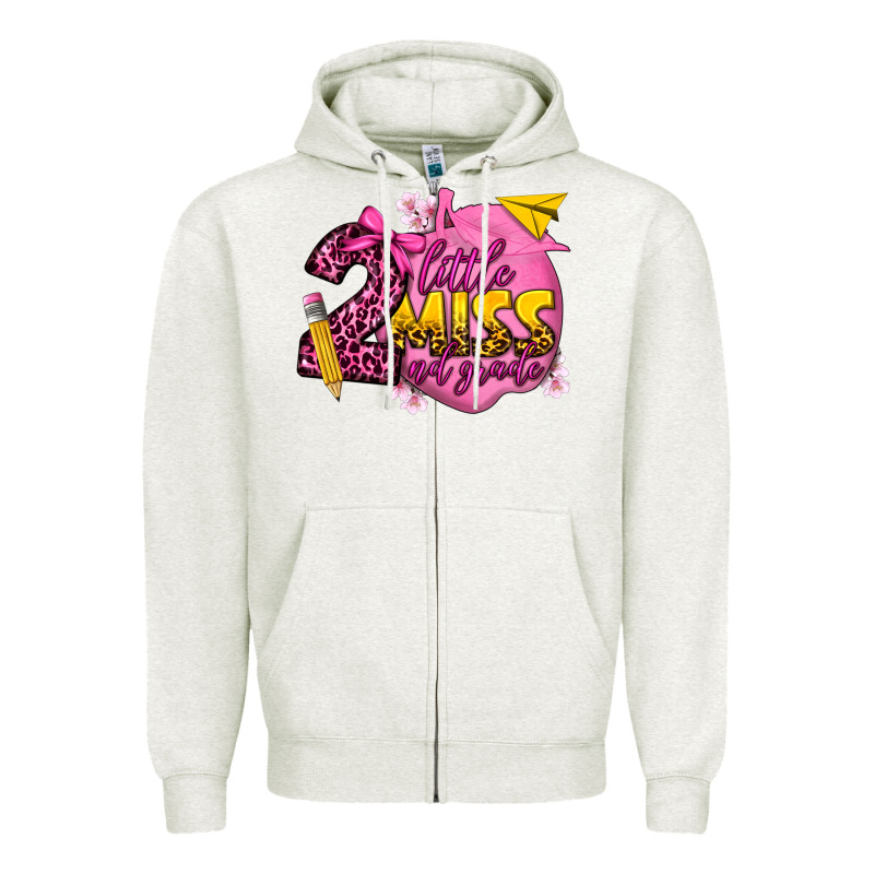 Little Miss 2nd Grade Zipper Hoodie by texasbilliewilder | Teevron