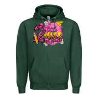 Sports Green little miss 2nd grade Zipper Hoodie - texasbilliewilder