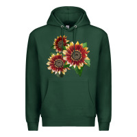 Sports Green Florenza Sunflower Premium Hoodie - LillyAllenDesigns