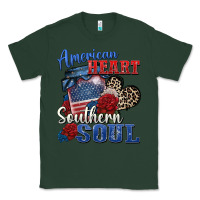 Sports Green american heart southern soul Classic Tee - Zillion Design Studio