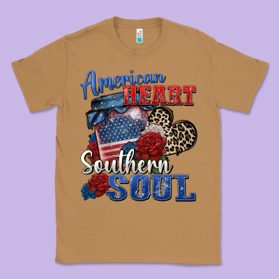 Classic Tee american heart southern soul