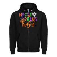 Black hocus pocus heifer Zipper Hoodie - Zillion Design Studio