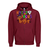 Burgundy hocus pocus heifer Zipper Hoodie - Zillion Design Studio