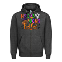 Charcoal Heather hocus pocus heifer Zipper Hoodie - Zillion Design Studio