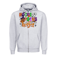 Heather Grey hocus pocus heifer Zipper Hoodie - Zillion Design Studio