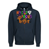 Navy hocus pocus heifer Zipper Hoodie - Zillion Design Studio