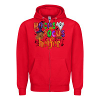Red hocus pocus heifer Zipper Hoodie - Zillion Design Studio