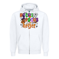 White hocus pocus heifer Zipper Hoodie - Zillion Design Studio