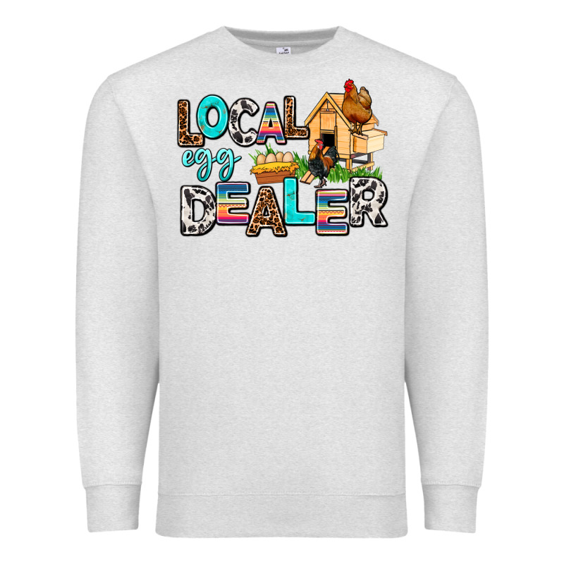 Local Egg Dealer Premium Sweatshirt by AdoDesignShop | Teevron
