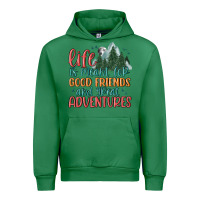 Emerald life is meant for good friends and great adventure Urban Hoodie - MaliasSmallBusiness