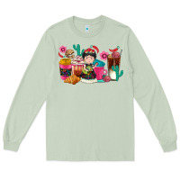 Matcha But first cafecito y chismecito Long Sleeve Tee - RanaPortraitStore