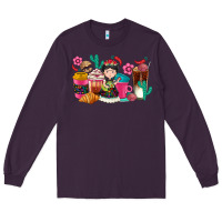 Plum But first cafecito y chismecito Long Sleeve Tee - RanaPortraitStore