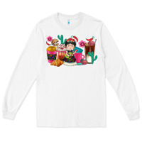 White But first cafecito y chismecito Long Sleeve Tee - RanaPortraitStore