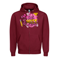 Burgundy little miss 3 rd grade Zipper Hoodie - texasbilliewilder
