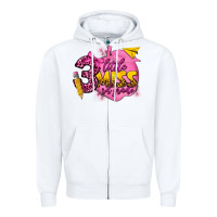 White little miss 3 rd grade Zipper Hoodie - texasbilliewilder