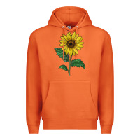 Carrot Sunray yellow sunflower Premium Hoodie - LillyAllenDesigns