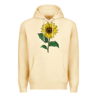 Pina Colada Sunray yellow sunflower Premium Hoodie - LillyAllenDesigns