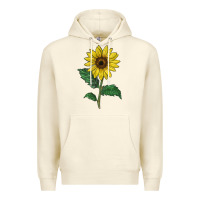 Sandshell Sunray yellow sunflower Premium Hoodie - LillyAllenDesigns