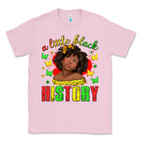 Bubblegum Pink a little black history with girl juneteenth Classic Tee - texasbilliewilder