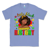 Colony Blue a little black history with girl juneteenth Classic Tee - texasbilliewilder