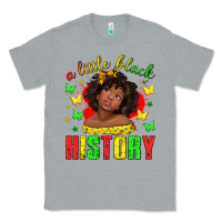 Heather Grey a little black history with girl juneteenth Classic Tee - texasbilliewilder