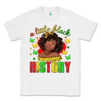 White a little black history with girl juneteenth Classic Tee - texasbilliewilder