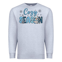 Heather Grey cozy season gnome coffee Premium Sweatshirt - JahusDesignShop