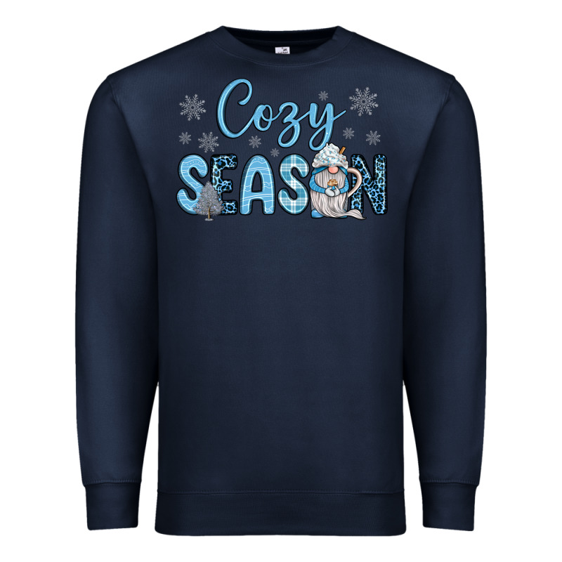 Cozy Season Gnome Coffee Premium Sweatshirt by JahusDesignShop | Teevron