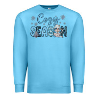 Ocean Blue cozy season gnome coffee Premium Sweatshirt - JahusDesignShop