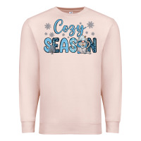 Pale Pink cozy season gnome coffee Premium Sweatshirt - JahusDesignShop
