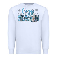 White cozy season gnome coffee Premium Sweatshirt - JahusDesignShop