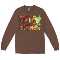 Chestnut Chip dippin' margarita sippin' Long Sleeve Tee - RanaPortraitStore