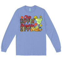 Colony Blue Chip dippin' margarita sippin' Long Sleeve Tee - RanaPortraitStore