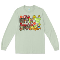 Matcha Chip dippin' margarita sippin' Long Sleeve Tee - RanaPortraitStore