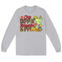 Moon Dust Chip dippin' margarita sippin' Long Sleeve Tee - RanaPortraitStore